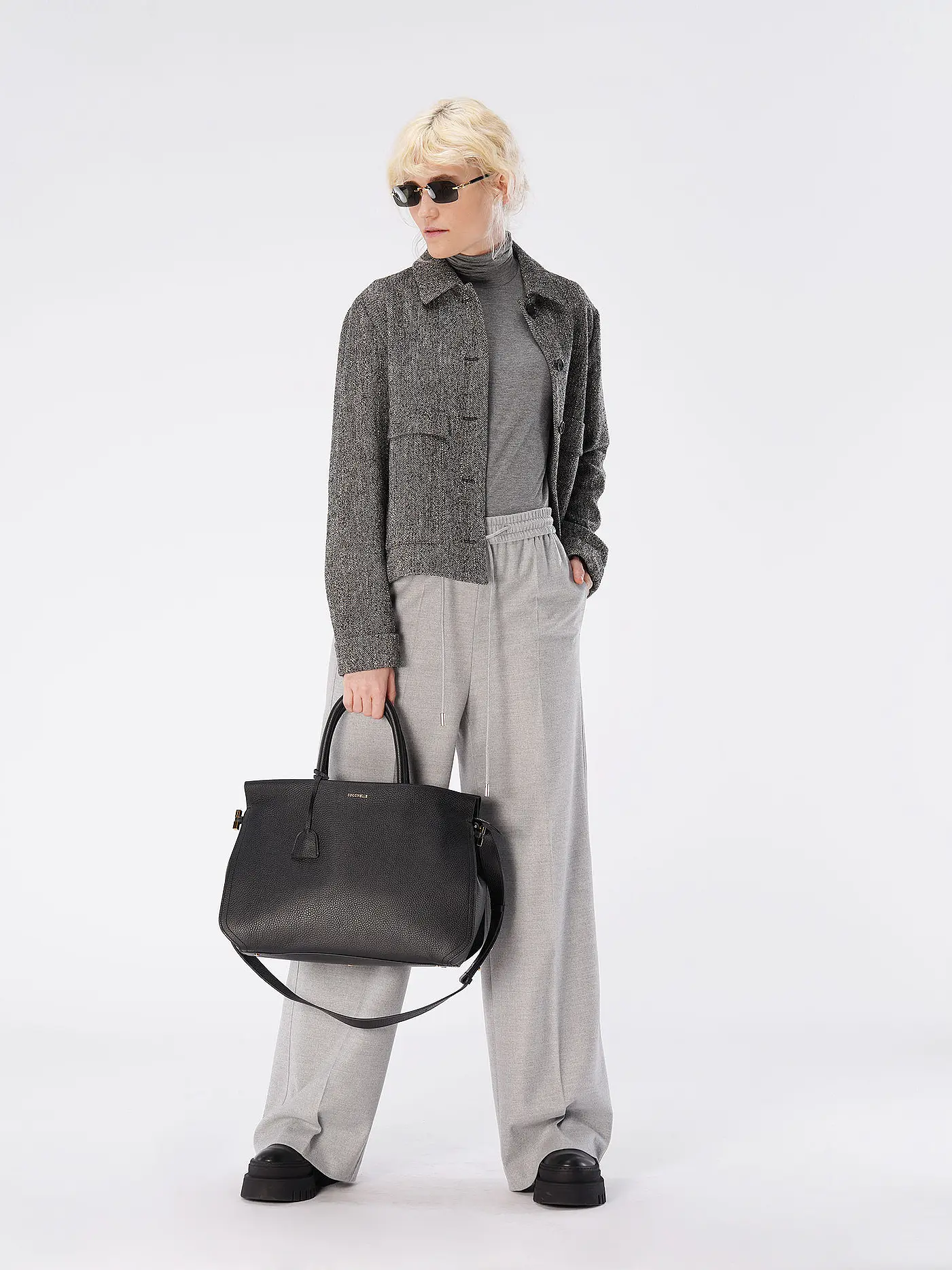 COCCINELLE | Ledertasche - Henkeltasche COCCINELLEBLUE SOFT | 